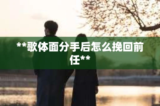 **歌体面分手后怎么挽回前任**