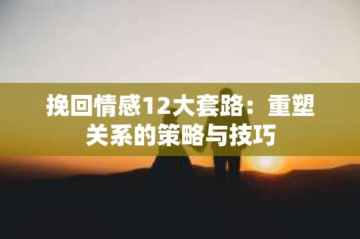 挽回情感12大套路：重塑关系的策略与技巧