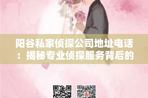 阳谷私家侦探公司地址电话：揭秘专业侦探服务背后的故事