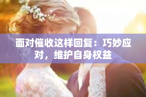 面对催收这样回复：巧妙应对，维护自身权益