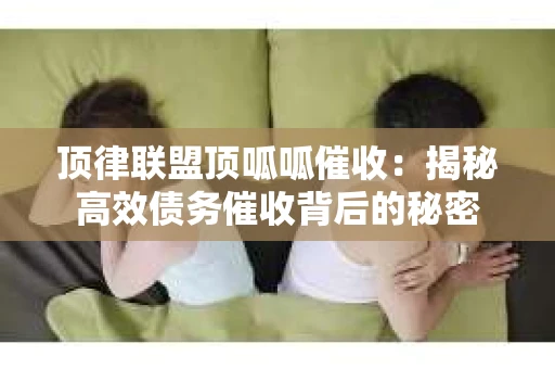 顶律联盟顶呱呱催收：揭秘高效债务催收背后的秘密