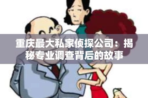 重庆最大私家侦探公司：揭秘专业调查背后的故事