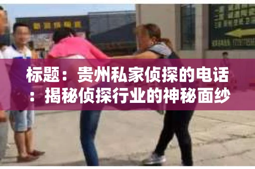 标题：贵州私家侦探的电话：揭秘侦探行业的神秘面纱