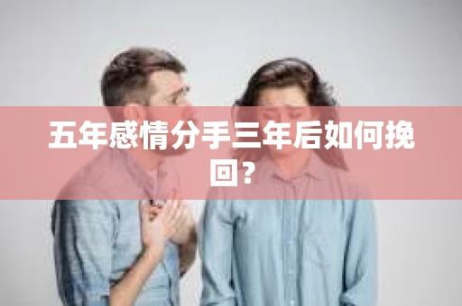 五年感情分手三年后如何挽回？