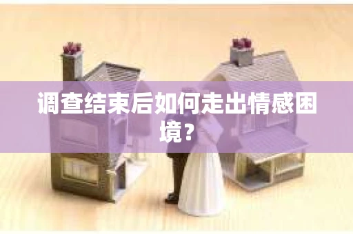 调查结束后如何走出情感困境？