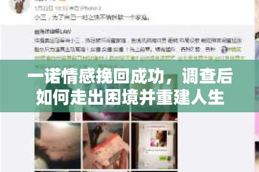 一诺情感挽回成功，调查后如何走出困境并重建人生
