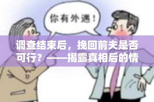 调查结束后，挽回前夫是否可行？——揭露真相后的情感疗愈与人生决策